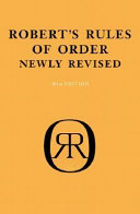 Robert_s_Rules_of_order_newly_revised