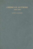American_authors__1600-1900